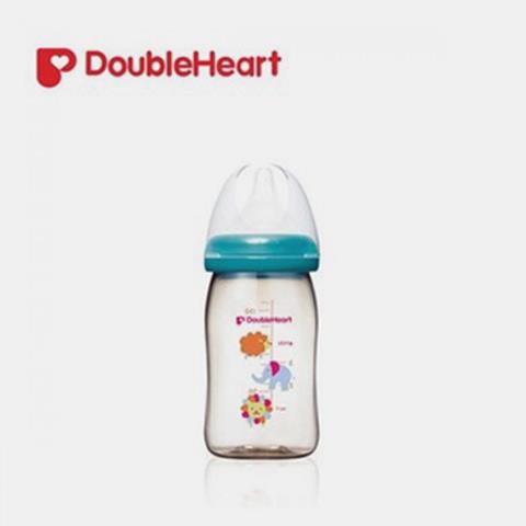  더블하트 신상품 소프트터치 모유실감 애니멀 젖병 160ml_S꼭지 (29,100원)