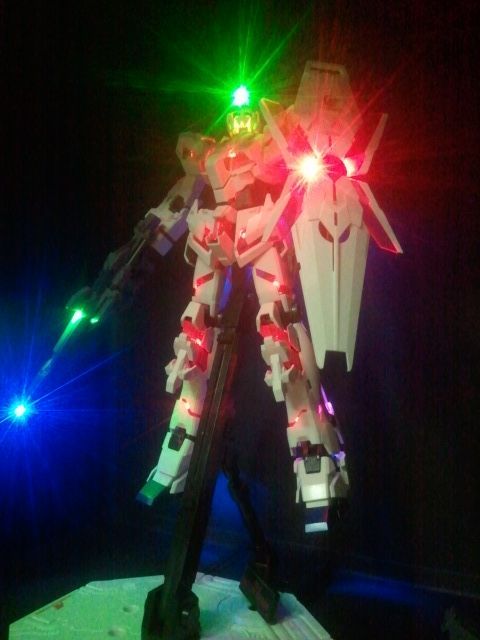  MG 유니콘건담 LED 작업