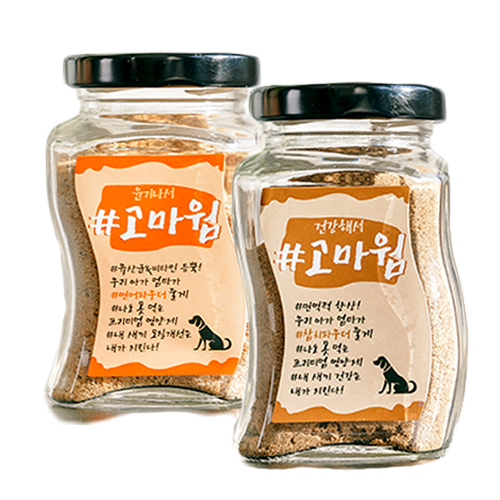 [상품정보] 푸디웜 강아지 영양제 윤기나서 고마웜 85g  건강해서 고마웜 85g 1세트