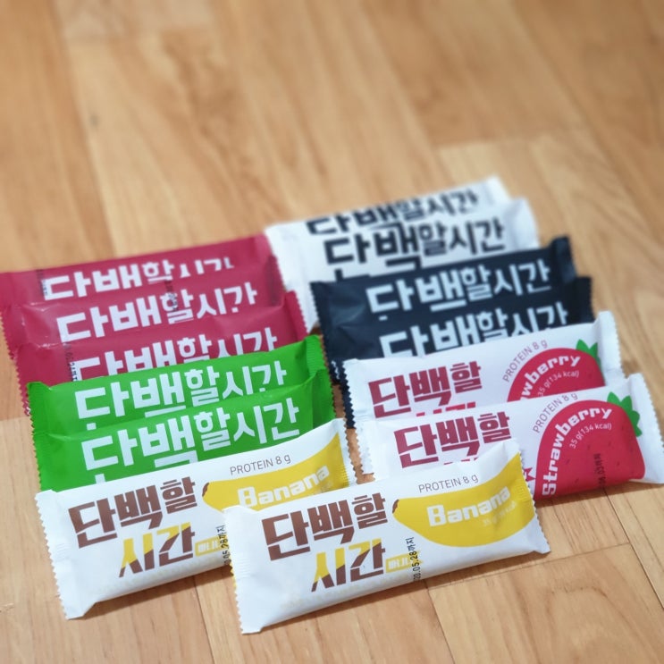  다신샵 단백할시간 프로틴바 6종 전부 먹어본 종합후기