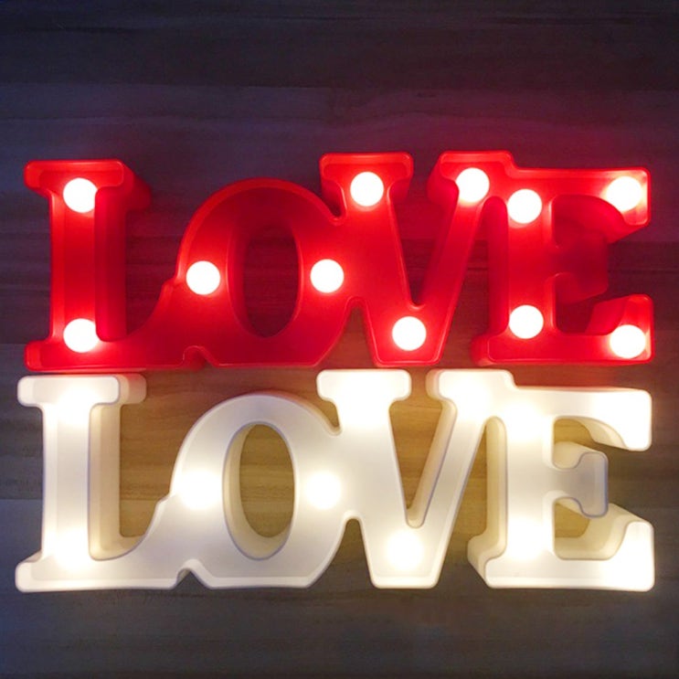 [발렌타인데이]  발렌타인 데이 선물 3d 움직이는 사랑 편지 led 조명 낭만적 인 벽 램프 밤 빛 홈 파티 결혼식 사랑 장식 선물 1개 빨간  강력 추천 합니다!