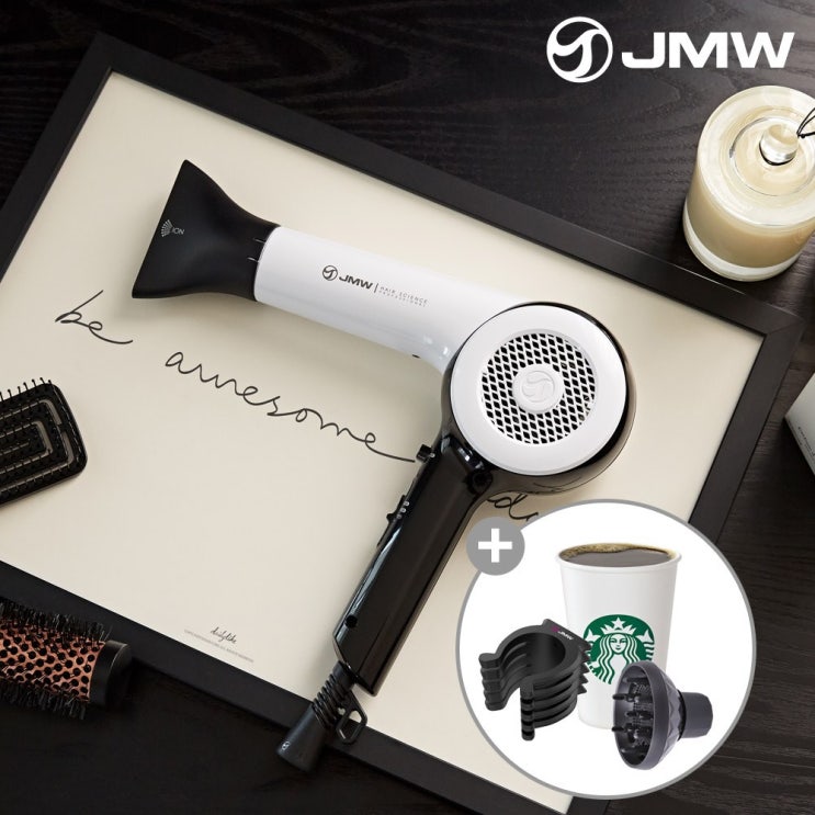  최저가확인  JMW MA6001A BLDC항공모터 1600W 헤어 드라이기사은품 2종 LB12582 