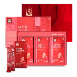 [쿠팡 리뷰]정관장 홍삼대정 데일리스틱 10g x 30p + 쇼핑백 특가 할인 중!(9%할인)