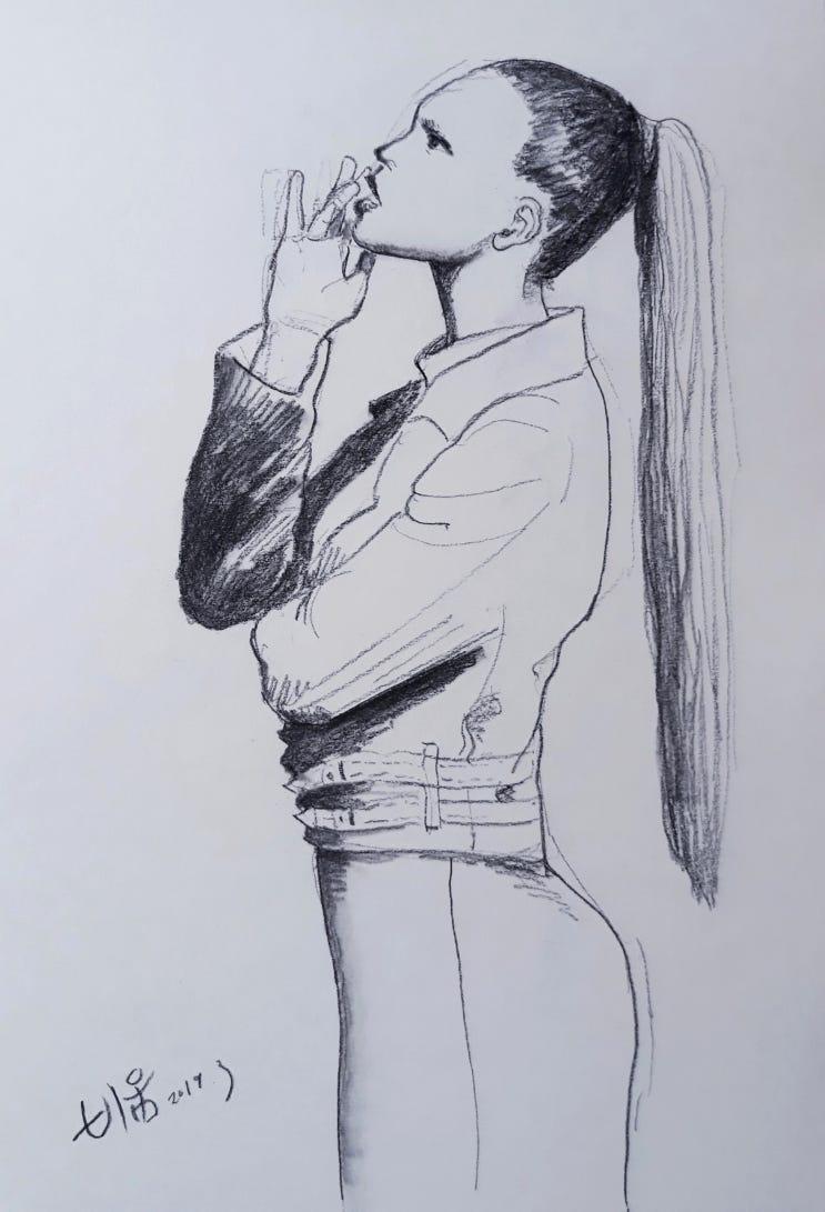  목탄 그림의 감상과 재료의 장단점을 알아봐요~