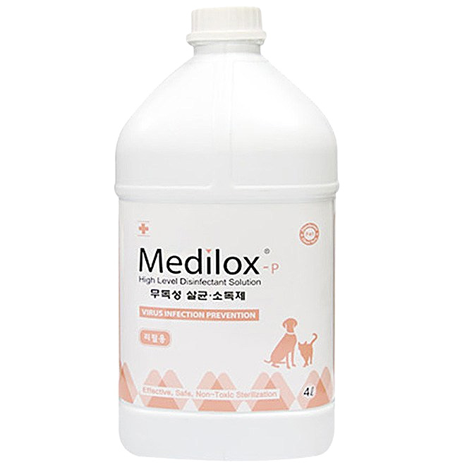 [상품정보] 메디록스 반려동물용 살균소독제 리필용 무향 4L 1개