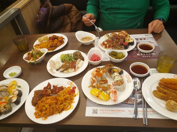  현풍초밥뷔페 쿠우쿠우 현풍테크노점 맛이 괜찮아졌네요