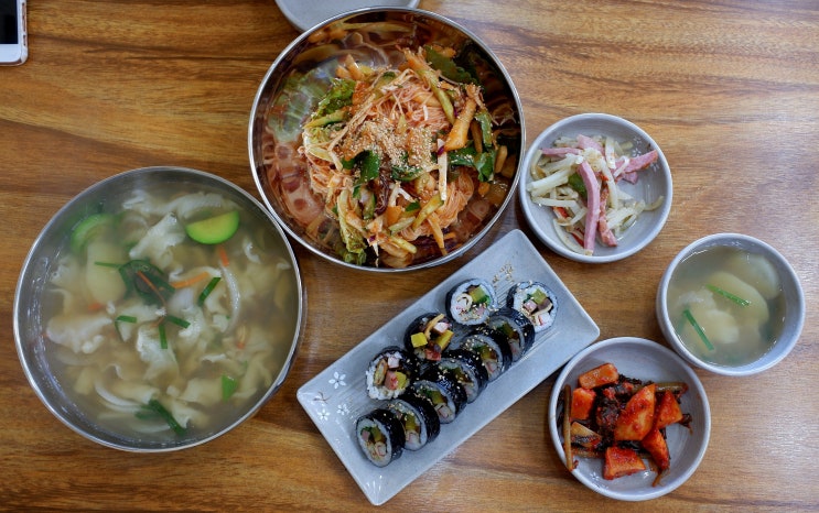 하동 짚라인 맛집 진교 엄마손국수 절대추천!