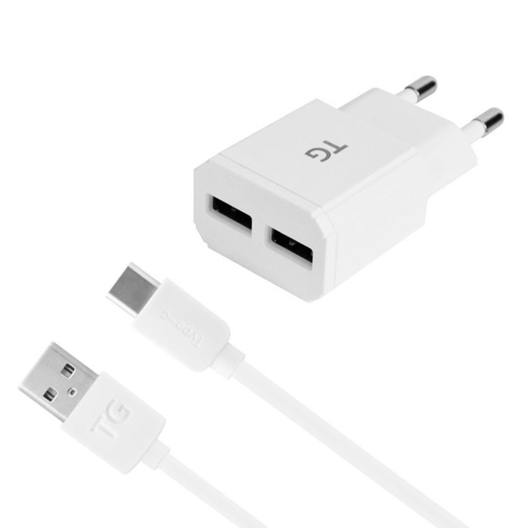 오늘의 할인추천!! TG삼보 24A USB 2구 가정용 분리형 고속 충전기 TGHC2421  C타입 케이블 AWG22 TGHC2421 AWG22 1세트  리뷰 정보