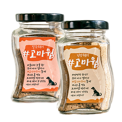  [상품정보] 푸디웜 강아지 영양제 말끔해서 고마웜 85g  건강해서 고마웜 85g 1세트