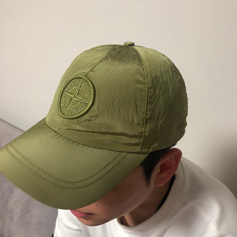 스톤아일랜드 나일론메탈 모자 올리브 컬러 직구후기!