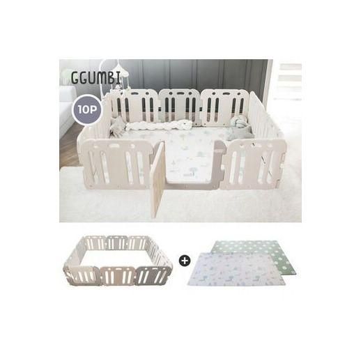  최저가확인  리코코 꿈비 이모션 도어형 베이비룸 세트 베이직가드 10p  PVC 200 그레이755가드7p650가드2p도어1p 메싸프렌즈 