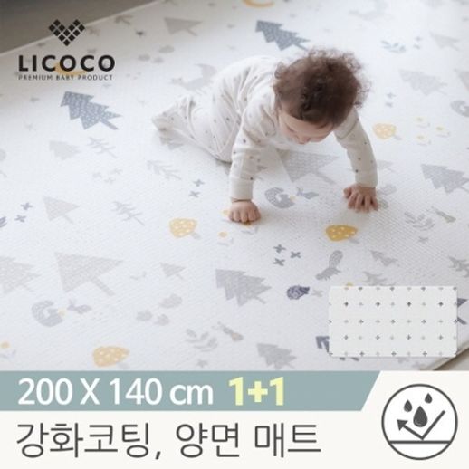 최저가확인  리코코 리코코 11 이모션 놀이방 PVC 매트 유아 아기 거실 층간소음 200x140x15cm 이모션마리의숲 200  11 