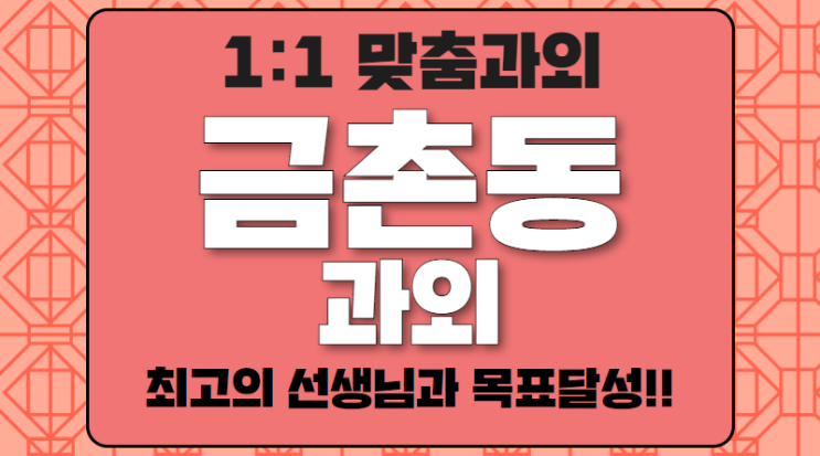  금촌동 수학과외 중등 고등 영어과외 공부효과가 없다면 방식부터 다르게