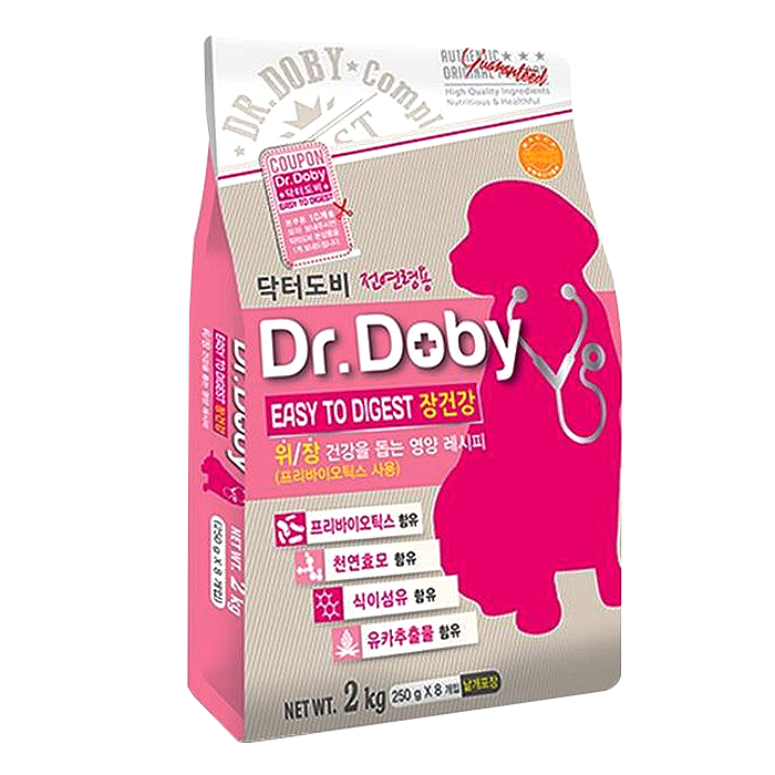  [상품정보] 닥터도비 전연령 장건강 이지투다이제스트 애견사료 2kg 1개
