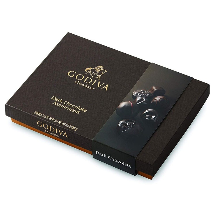 [고디바]  Godiva Chocolatier 모듬 다크 초콜릿 선물 상자 27개 1개  강력 추천 합니다!