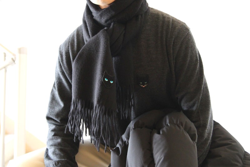 송지오옴므 지제로 머플러 추천! 포인트로 딱인 베이비 팬서 패치까지!