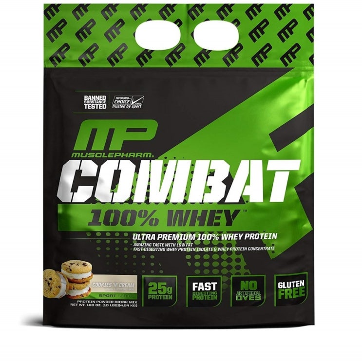  최저가확인  MusclePharm 머슬팜 웨이 프로틴 쿠키 앤 크림 454kg 1개 45kg 
