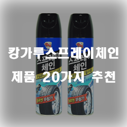 겨울철 캉가루스프레이체인으로 안전하게~