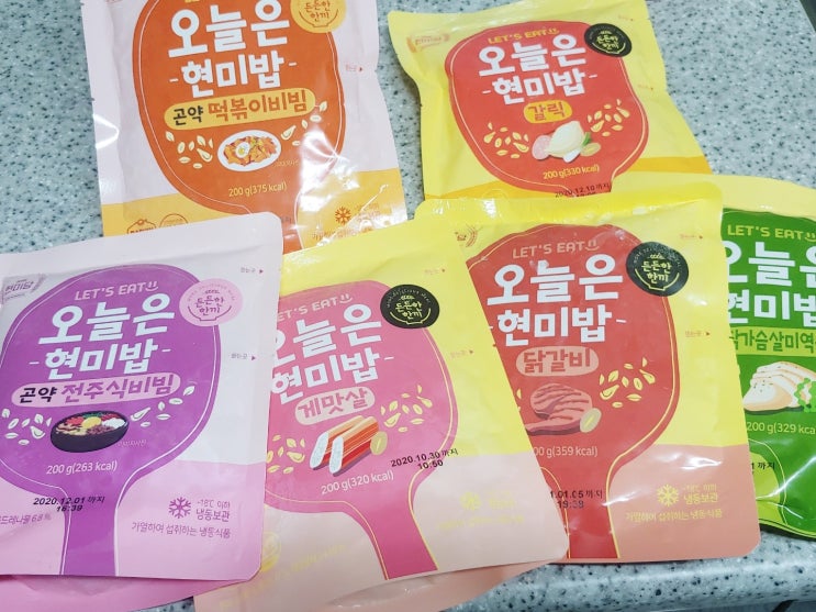 (다신샵)오늘은 현미밥 볶음밥 7종 14팩 주문 후기/다이어트 현미밥