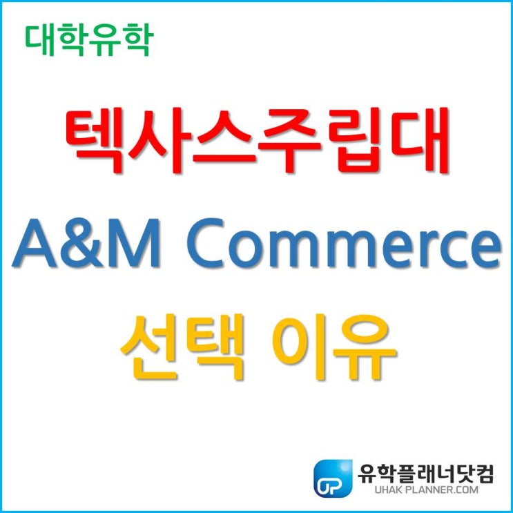  미국 대학 유학 – 텍사스 주립대를 선택하는 이유