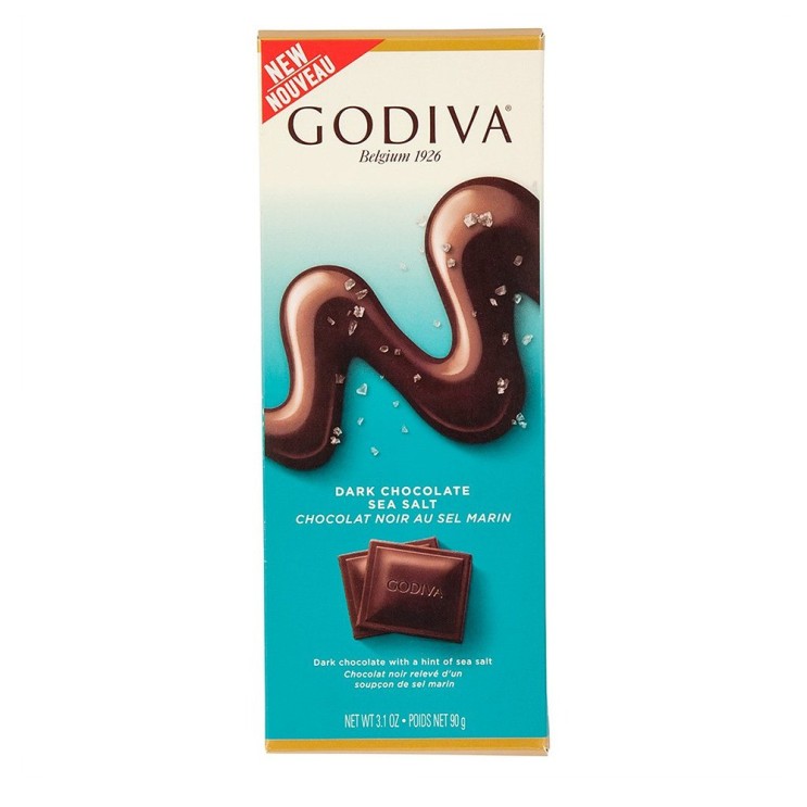 [고디바]  고디바 다크 초콜릿 씨 솔트 바 100g 5팩 GODIVA Chocolatier Dark Chocolate Sea  강력 추천 합니다!