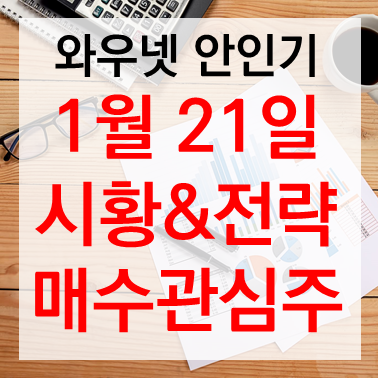  [투자전략] 안인기 시황 & 전략 & 매수 관심주 (2020.01.21)