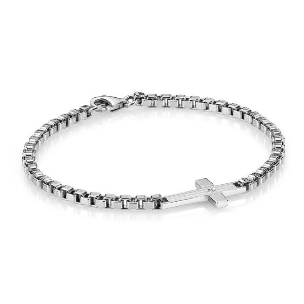 [노미네이션팔찌]  현대백화점노미네이션 MONTECARLO bracelet in steel and cubic Cross White 024322S 02  강력 추천 합니다!