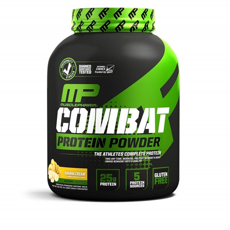  최저가확인  MusclePharm 머슬팜 프로틴 파우더 바나나크림 182kg 1개 