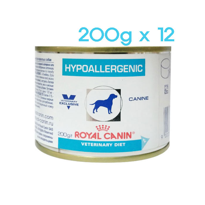  [로얄캐닌하이포알러제닉] 로얄캐닌 DOG 하이포 알러제닉 캔 200gX12개 DOG하이포알러제닉캔200gX12개 !!