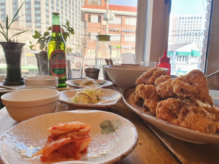  저렴한 가격에 놀라고 맛에 놀란 안국역맛집 !! 오크힐 !! 치킨맛집, 비빔밥맛집