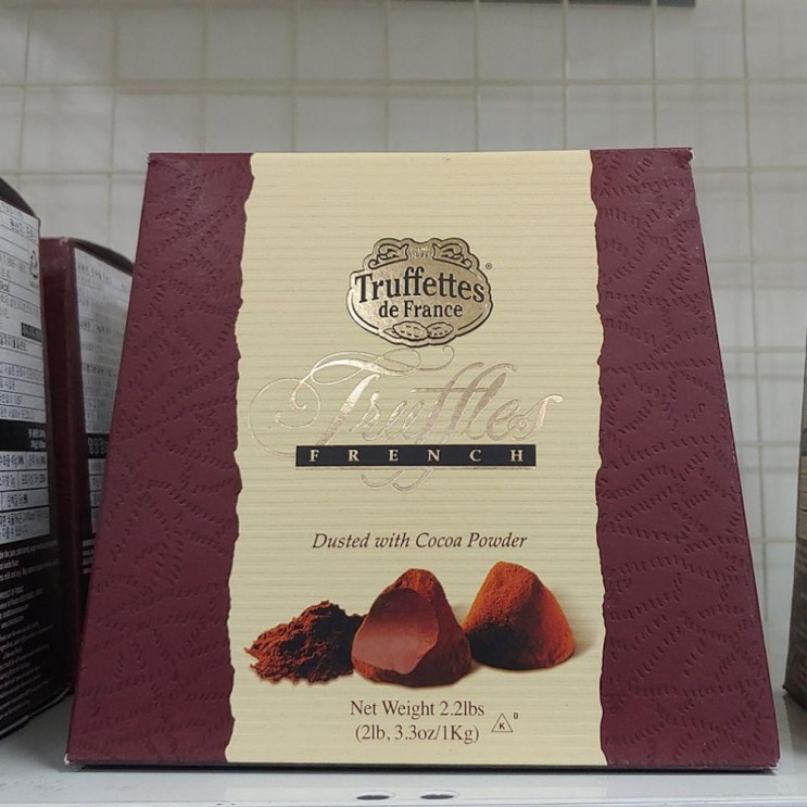 [생초콜릿]  정원컴퍼니 트뤼플 프랜치 초콜릿 1kg 1개 파베초콜릿 생초콜릿 1  강력 추천 합니다!