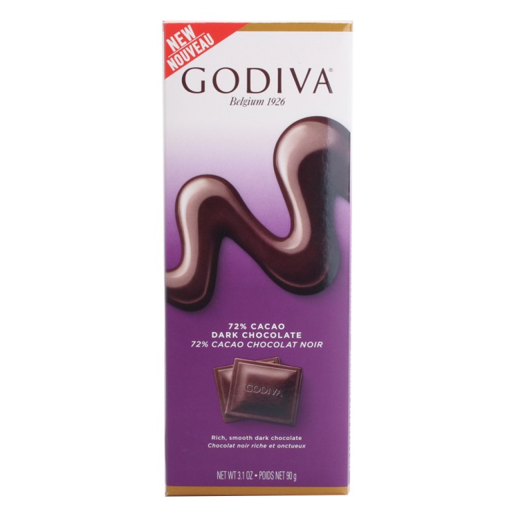 [고디바]  고디바 72 카카오 다크 초콜렛 바 90g 1개  강력 추천 합니다!