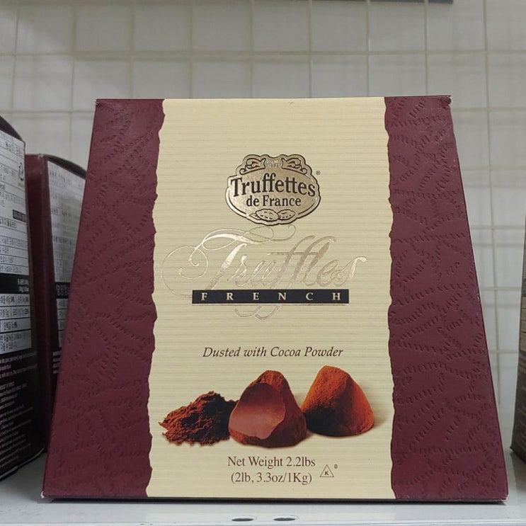[생초콜릿]  윤성커뮤니케이션 트뤼플 프랜치 초콜릿 1kg 1개 파베초콜릿 생초콜릿 1  강력 추천 합니다!