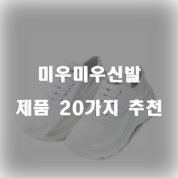  미우미우신발