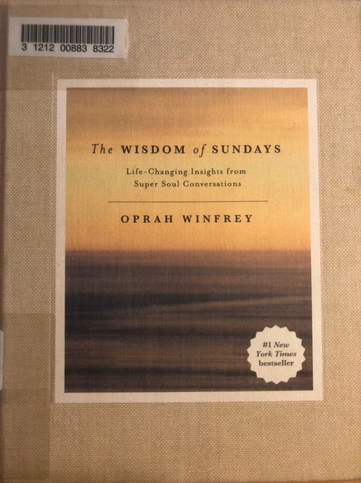 The Wisdom of Sundays - Oprah Winfrey