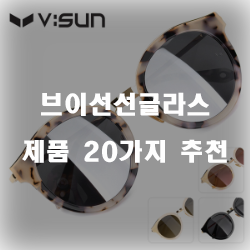  합리적인 선택의 브이선선글라스 물품군 20가지 목록 정보 리스트 입니다~