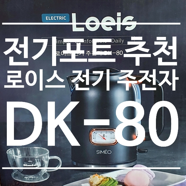 전기포트 추천 :) 로이스 전기 주전자 DK-80