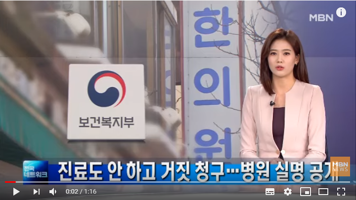 11개 병원이 4억여 원 거짓청구…건보 재정 축낸 명단 공개 MBN News 11개 병원이 4억여 원 거짓청구…건보 재정 축낸 명단 공개 MBN News