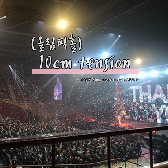  10cm ten(10)sion 2019 겨울콘서트  올림픽홀 시야 좌석 배치도