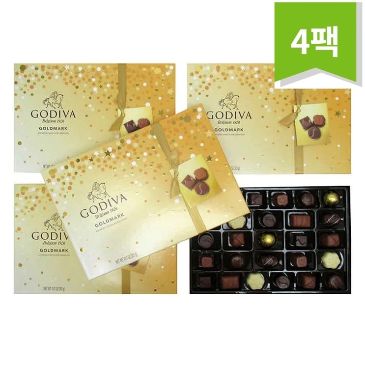 [고디바초콜렛]  Godiva Chocolates 고디바 초콜렛 선물세트 4개 Holiday Variety Assorted Chocolates  강력 추천 합니다!