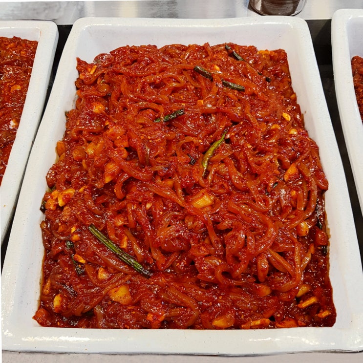 쫄깃한 오징어젓갈! 맛도 영양도 만점!