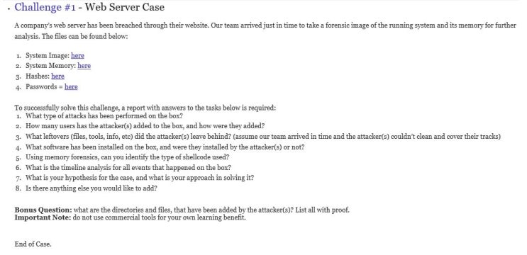  Ali Hadi Case1 -Web Server Case write up(웹 해킹 분석)