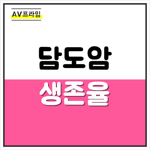 담도암 생존율 과연 얼마나될까?