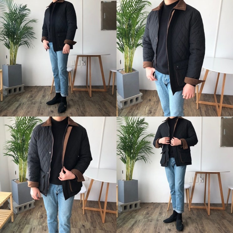   남자 퀄팅 헌팅 자켓3COLOR 