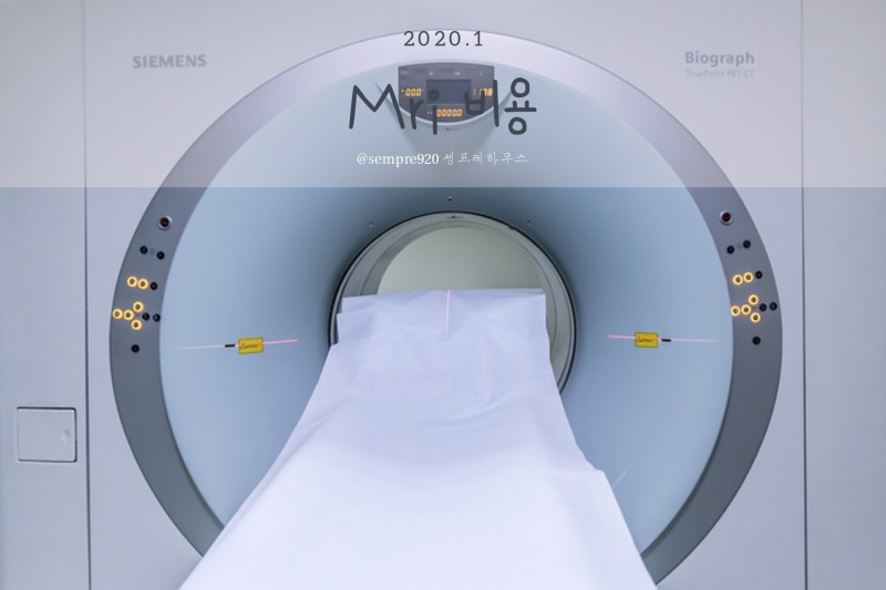 뇌 mri / 목 mri 검사비용 및 보험청구 경험담