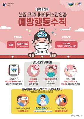  전세계 비상 "우한폐렴" 코로나 바이러스 감염 예방 및 증상