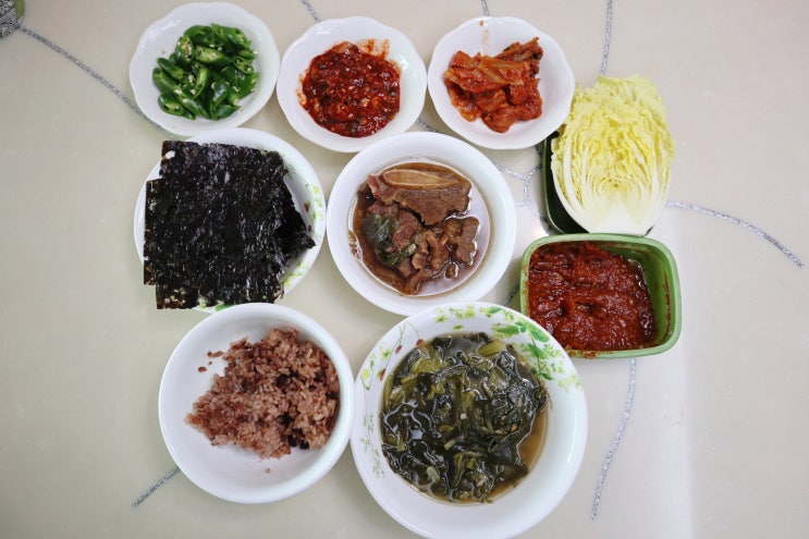  [븅화 집밥]명절연휴 시금치된장국/갈비찜/어리굴젓