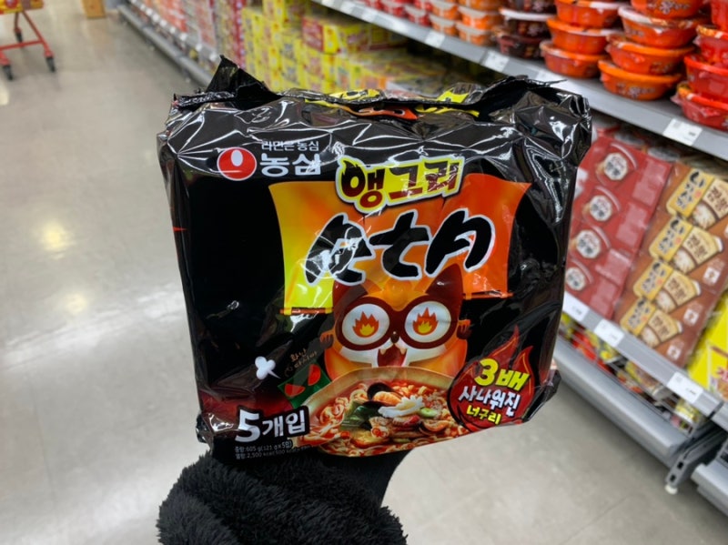 앵그리 rta 너구리 파는곳 3배 매워진 신상라면 후기