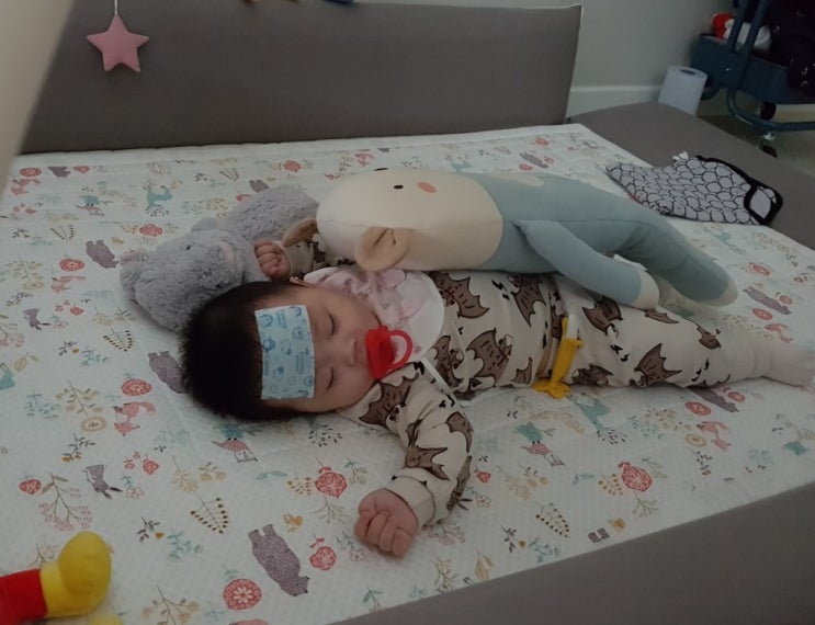  7개월 200일 아기 A형 독감 / 고열 / 해열제 복용 ㅠㅠ