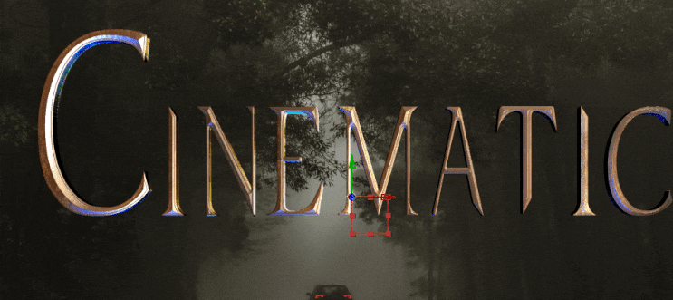 Cinematic Title Desin(시네마틱 타이틀), 3D 같은 입체 타이틀 , Inner Glow, CC Glass, Motion Tile, CC Radial Blur,